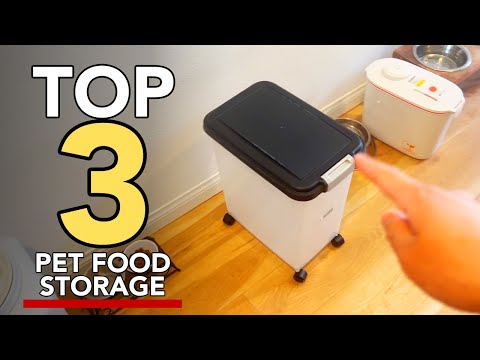 I Tried 3 Highly Rated Pet Food Storage Containers From Amazon