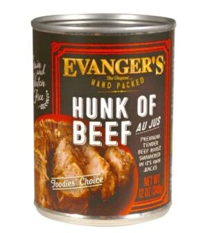 Evanger's Hand Packed Hunk of Beef Canned Dog Food