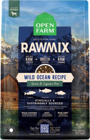 Open Farm RawMix Wild Ocean Recipe Grain & Legume Free Dog  3.5 lb