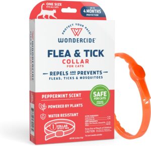 WONDERCIDE C F&T COLLAR PEPPERMINT FLEA & TICK CAT