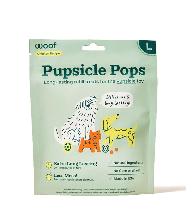 Woof Pupsicle Pops Freezable Dog Treats 8oz Large