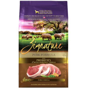 ZIGNATURE DOG KIBBLE PORK 25 LB