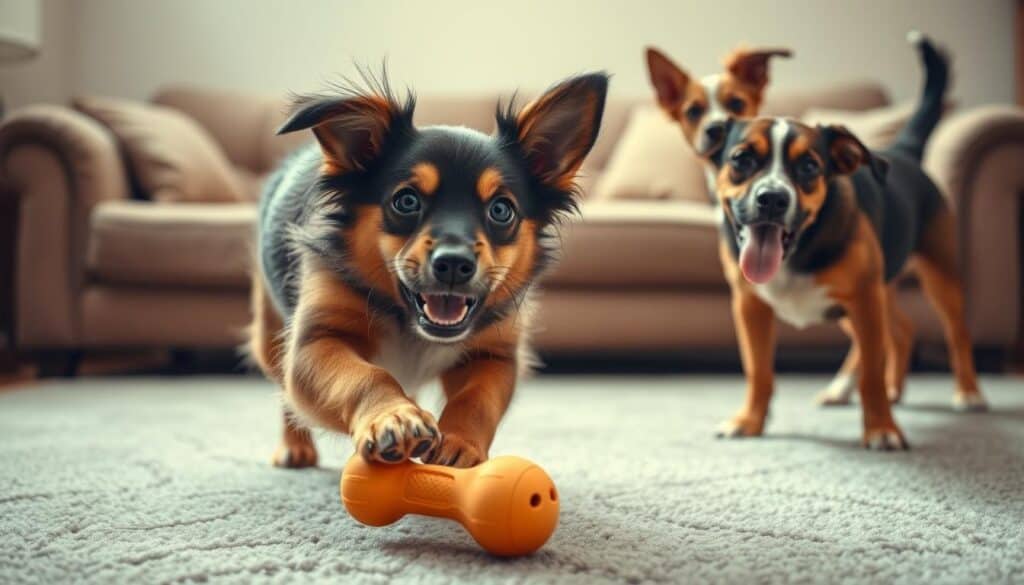 Dog Squeaky Toy Reactions