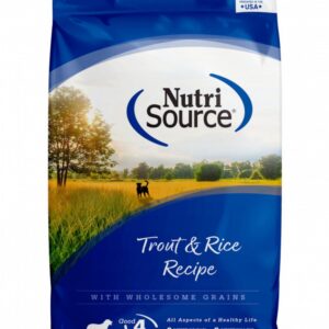 NUTRISOURCE TROUT & BROWN RICE 26Lb
