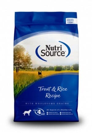 NUTRISOURCE TROUT & BROWN RICE 26Lb