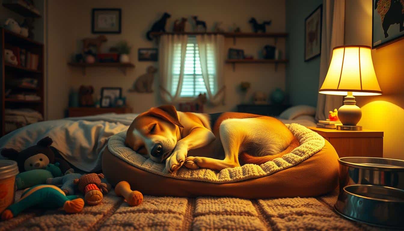 how many hours a day does a dog sleep