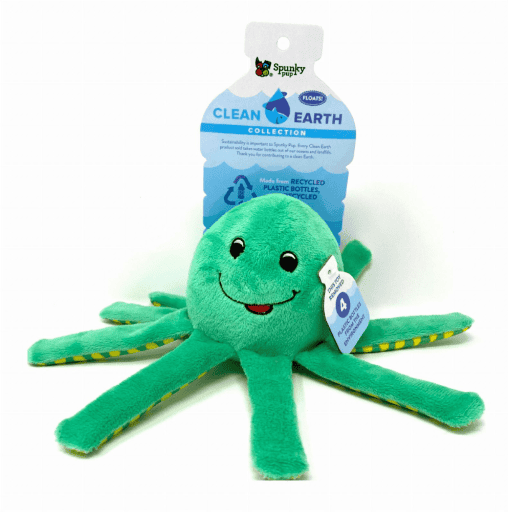 Spunky Pup dog toy Clean Earth Plush Octopus 1 Spunky Pup dog toy Clean Earth Plush Octopus