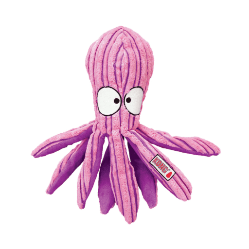 KONG Cuteseas Octopus Dog Squeaky Toy, Large, Pink/Purple 1 KONG Cuteseas Octopus Dog Squeaky Toy, Large, Pink/Purple